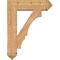 Ekena Millwork Balboa Arts and Crafts Smooth Bracket w/ Offset Brace, Western Red Cedar, 7 1/2"W x 26"D x 34"H BKT0806X26X34BOA03SWR - alternate 4